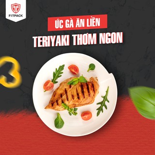 Ức gà ăn liền - vị teriyaki túi 100g