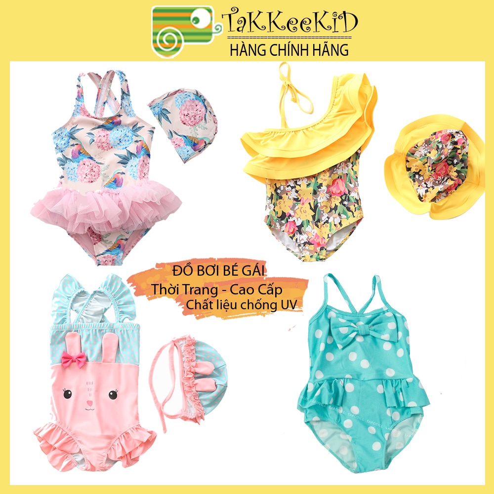 Đồ Bơi Bé Gái Cao Cấp, Bikini Bé Gái Thời Trang Phong Cách Mới Size Từ 1 đến 6 Tuổi