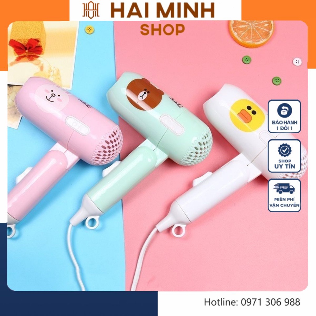 Máy Sấy Tóc Mini Icon Siêu Dễ Thương Bỏ Túi