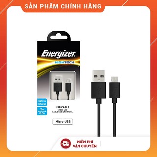 Cáp microusb energizer 2m màu đen - c11ubmckbk4