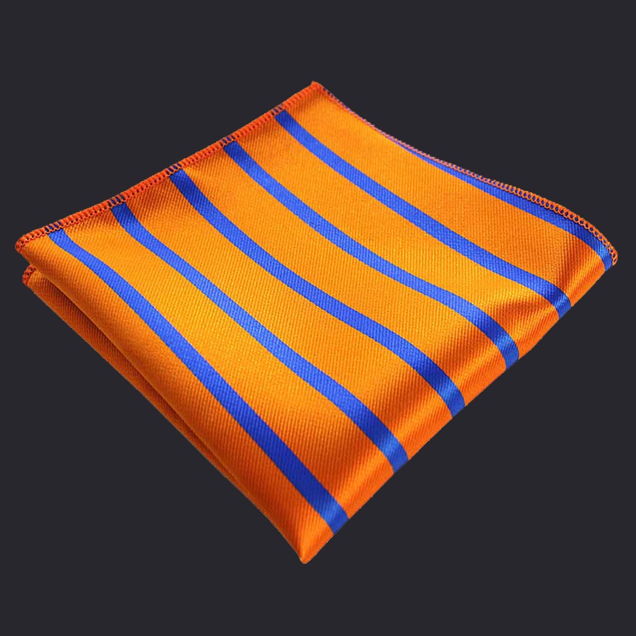 Khăn Tay Vuông 22 * 22CM Họa Tiết Sọc Ca Rô / Hoa / Chấm Bi Phong Cách Doanh Nhân Thời Trang Cho Nam