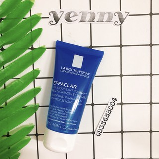 Sữa Rửa Mặt La Roche Posay Effaclar - Gel Moussant Purifiant 50ml