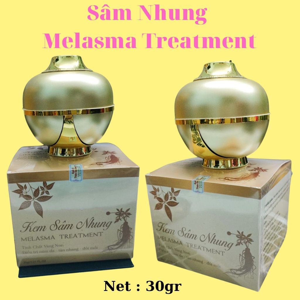 Sâm Nhung dưỡng cao cấp Hàn Quốc hộp 30gr cấp ẩm, phục hồi da sau tái tạo, tinh tuý vàng trong làn dưỡng da