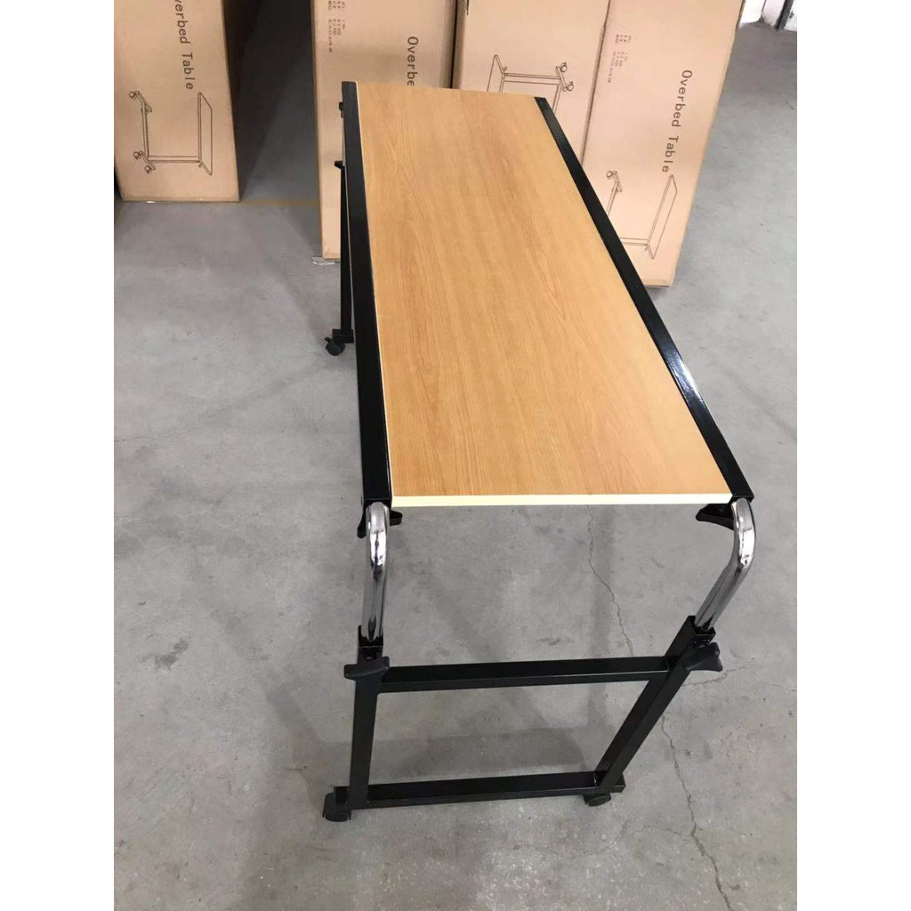 Bàn Làm Việc Giường Có Bánh Xe♥️ KÍCH THƯỚC 80*40 cm và 120*40cm♥️ Có 2 Màu Nâu Và Kem Sáng - Siêu Tiện Lợi | BigBuy360 - bigbuy360.vn