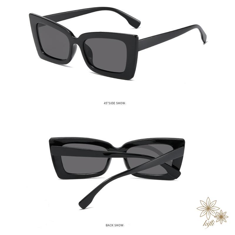 Kính Râm Gọng Vuông Thời Trang Phong Cách Retro