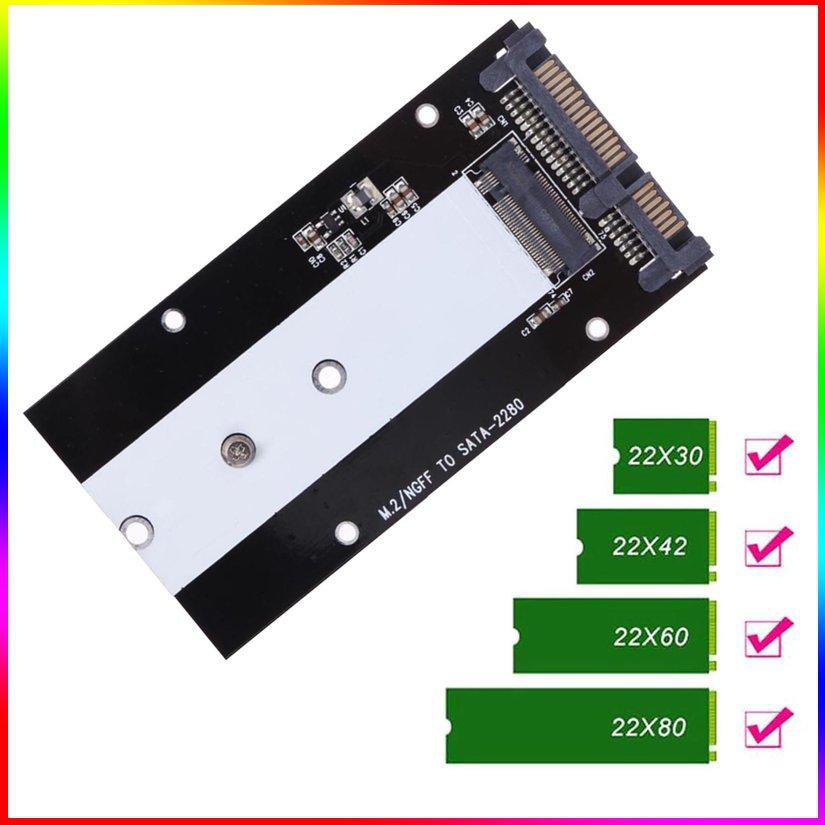 Thẻ Chuyển Đổi M.2 Ngff Sang Sata Iii Ssd 2230 / 2242 / 2260 / 2280 | BigBuy360 - bigbuy360.vn