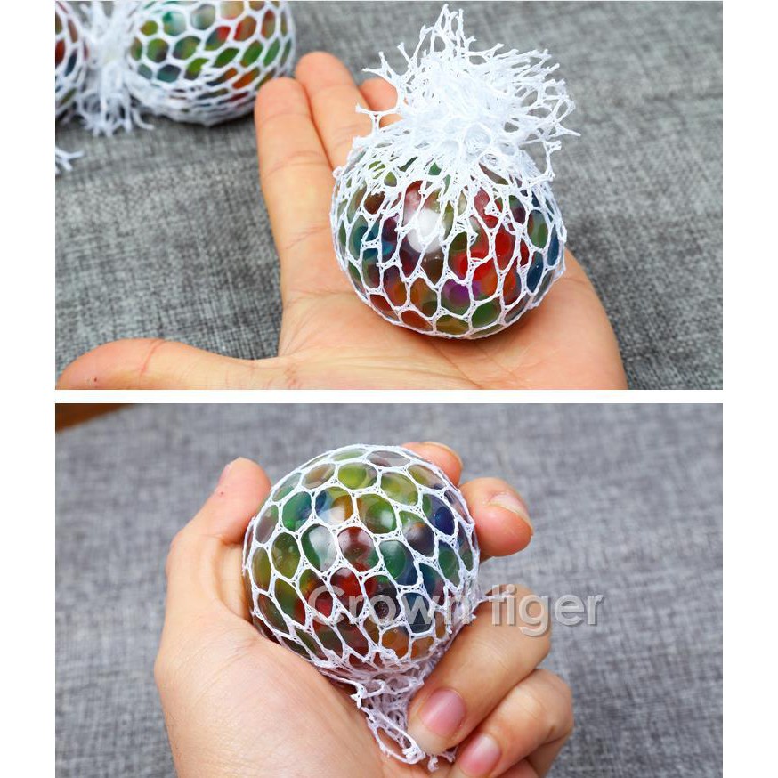 Bóng Lưới Bóp Mesh Quishy Ball Xả Stress Size nhỏ