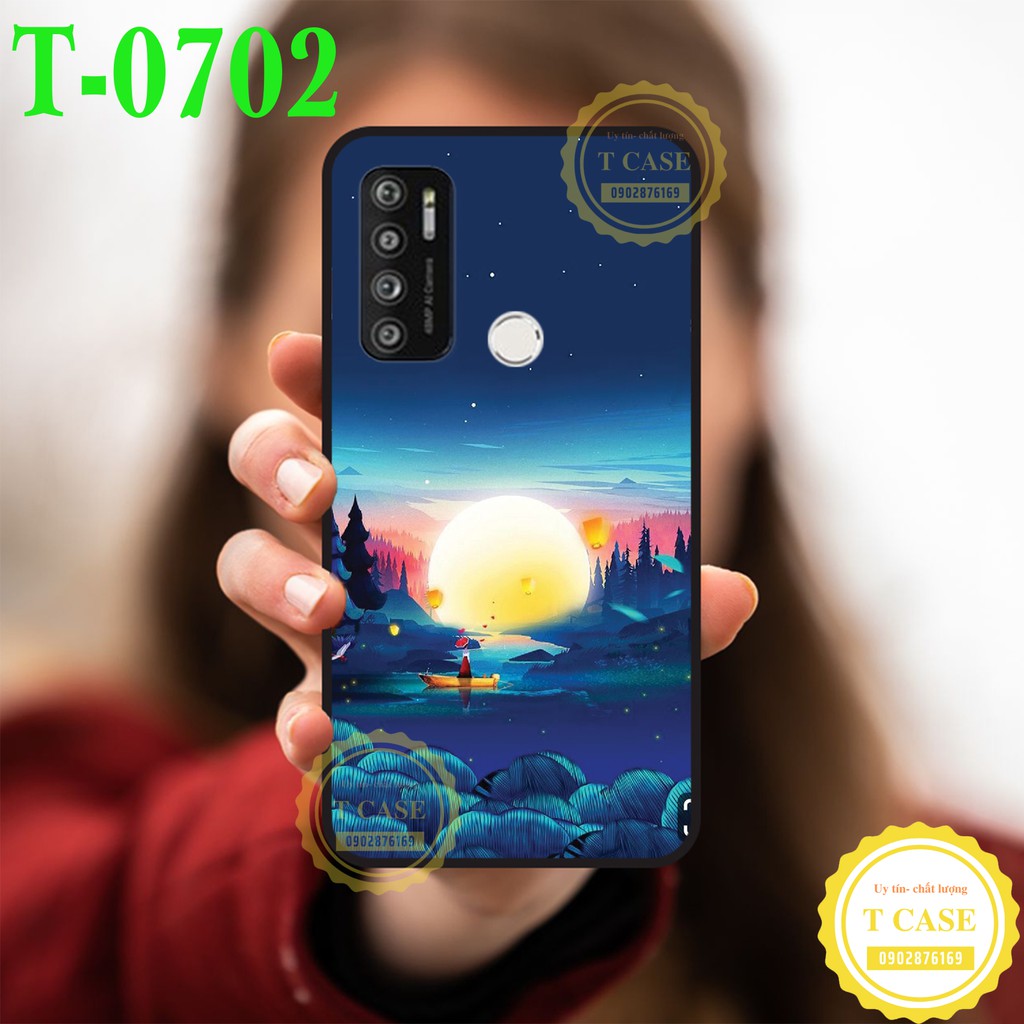 Ốp lưng Vsmart Joy 3 / Live / Star 3 / Live 4/ Star 4 Silicon dẻo hình Trăng Xanh