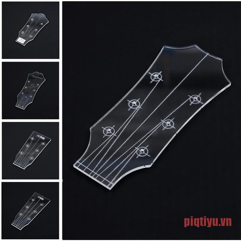 PiqtiYU Guitar Head Template Ukulele Transparent Acrylic Template Guitar Making Mo