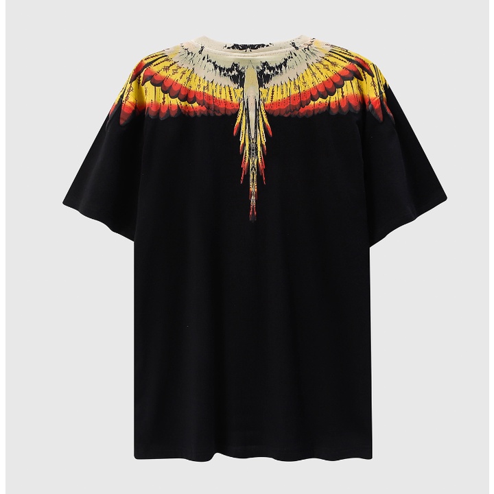 Áo Thun Tay Ngắn In Hình Đôi Cánh Thời Trang