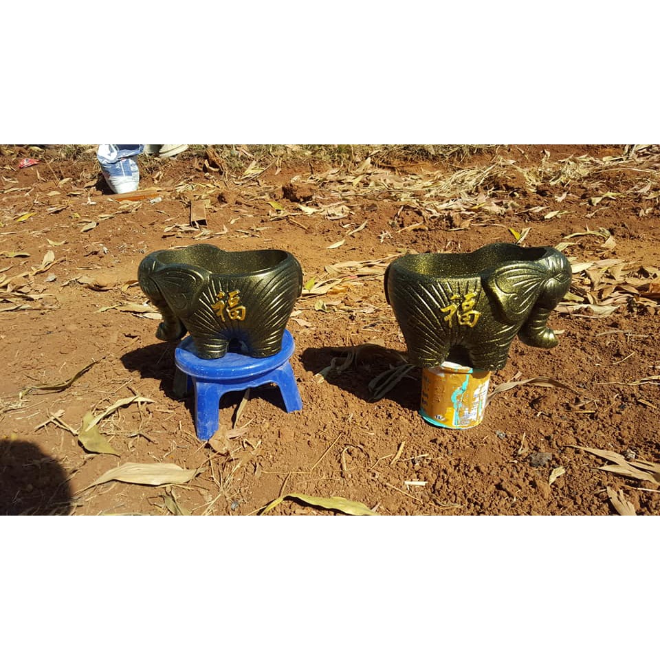 Khuôn đúc chậu con voi nhỏ 28