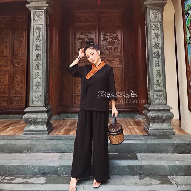 Bộ đi chùa(có ảnh thật nha)