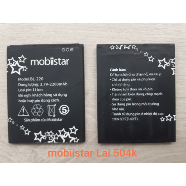 Pin mobiistar Lai 504K ( BL-220 )