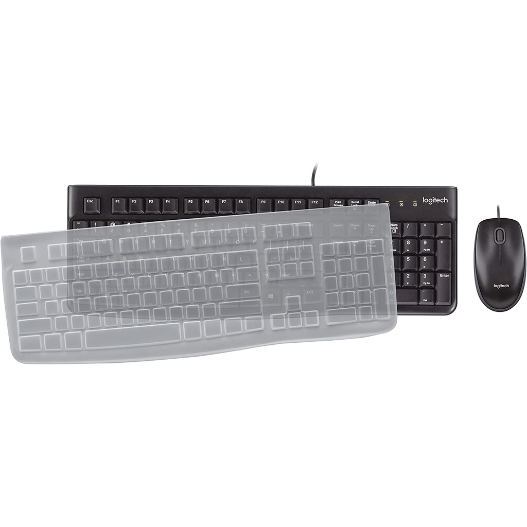 Miếng Silicon Bọc Bàn Phím Máy Tính Chống Bụi Có Thể Giặt Lại Cho Logitech Mk120 K120