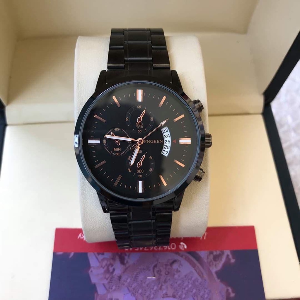 Đồng Hồ Nam Chính Hãng FNGEEN TD4 Dây Thép Không Gỉ Cao Cấp Thời Trang Phiên Bản Doanh Nhân Có Lịch Ngày | BigBuy360 - bigbuy360.vn