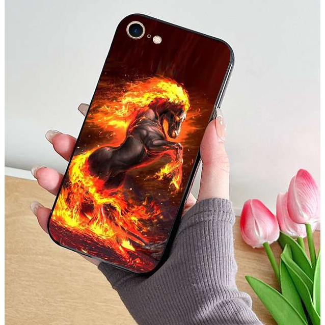 Ốp kính 3D cho iPhone 5/5s/5SE - iPhone 6/6s - iPhone 7/8 - iPhone 6+/6 Plus - iPhone 7+/8 Plus - iPhone Xsmax hình Rồng