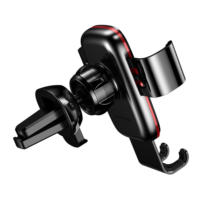 Giá đỡ điện thoại kẹp cửa gió trên Ô tô - Baseus Metal Age Gravity Car Mount | BigBuy360 - bigbuy360.vn