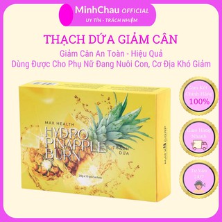 Thạch dứa giảm cân matxi corp chính hãng thạch dứa Hydro Pinapple Burn vị trái cây giảm cân an toàn hiệu quả