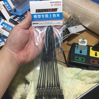 Đồ nghề sơn: bộ 10 kẹp cá sấu ailuhua a9204