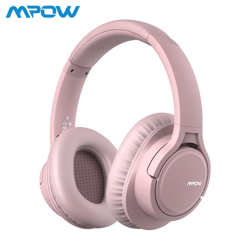 Tai nghe MPOW H7 kết hợp có dây và không dây kết nối Bluetooth có đệm mềm mại và mic chất lượng cao
