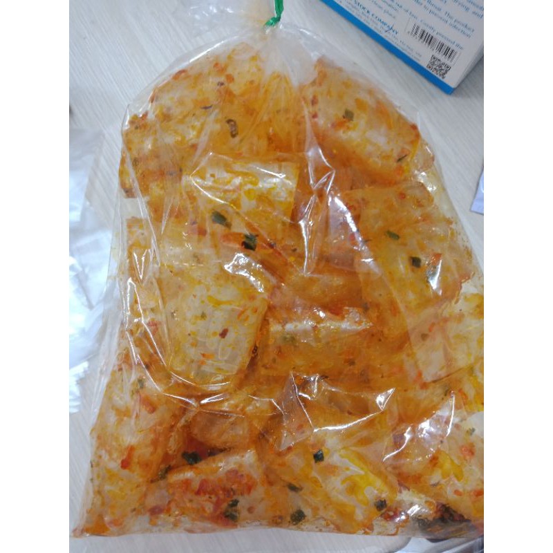Bánh tráng trộn cuộn tép