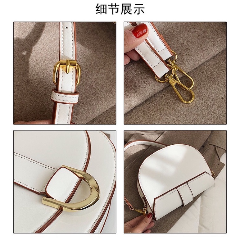 Túi Đeo Chéo Nữ Túi Đeo Vai Dáng Yên Ngựa Basic CNK Hottrend