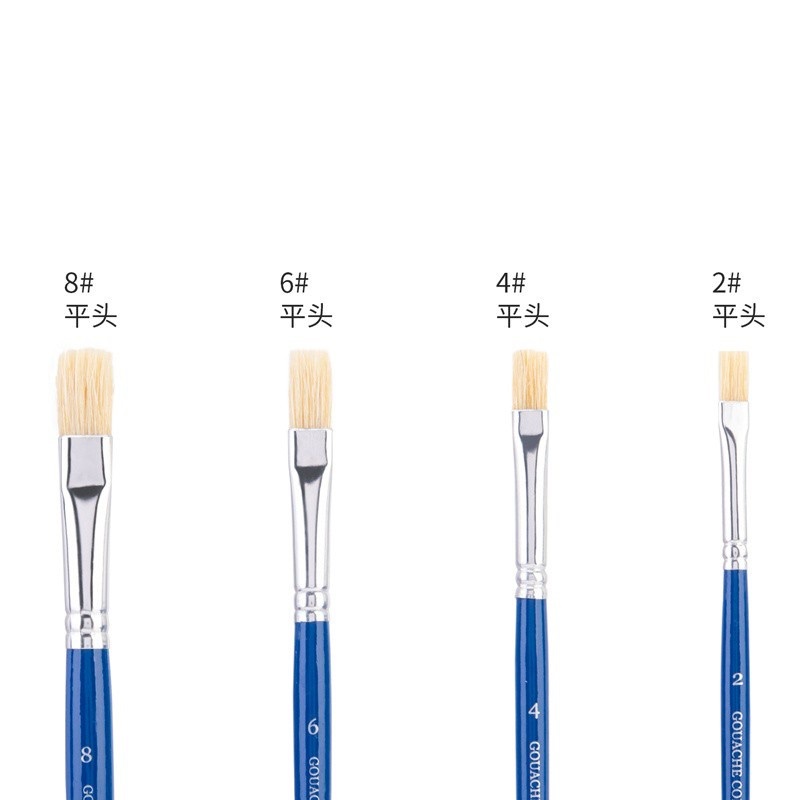 Bộ 4 cây cọ vẽ chuyên nghiệp Deli - Được làm từ sợi lông động vật mềm mại 73923