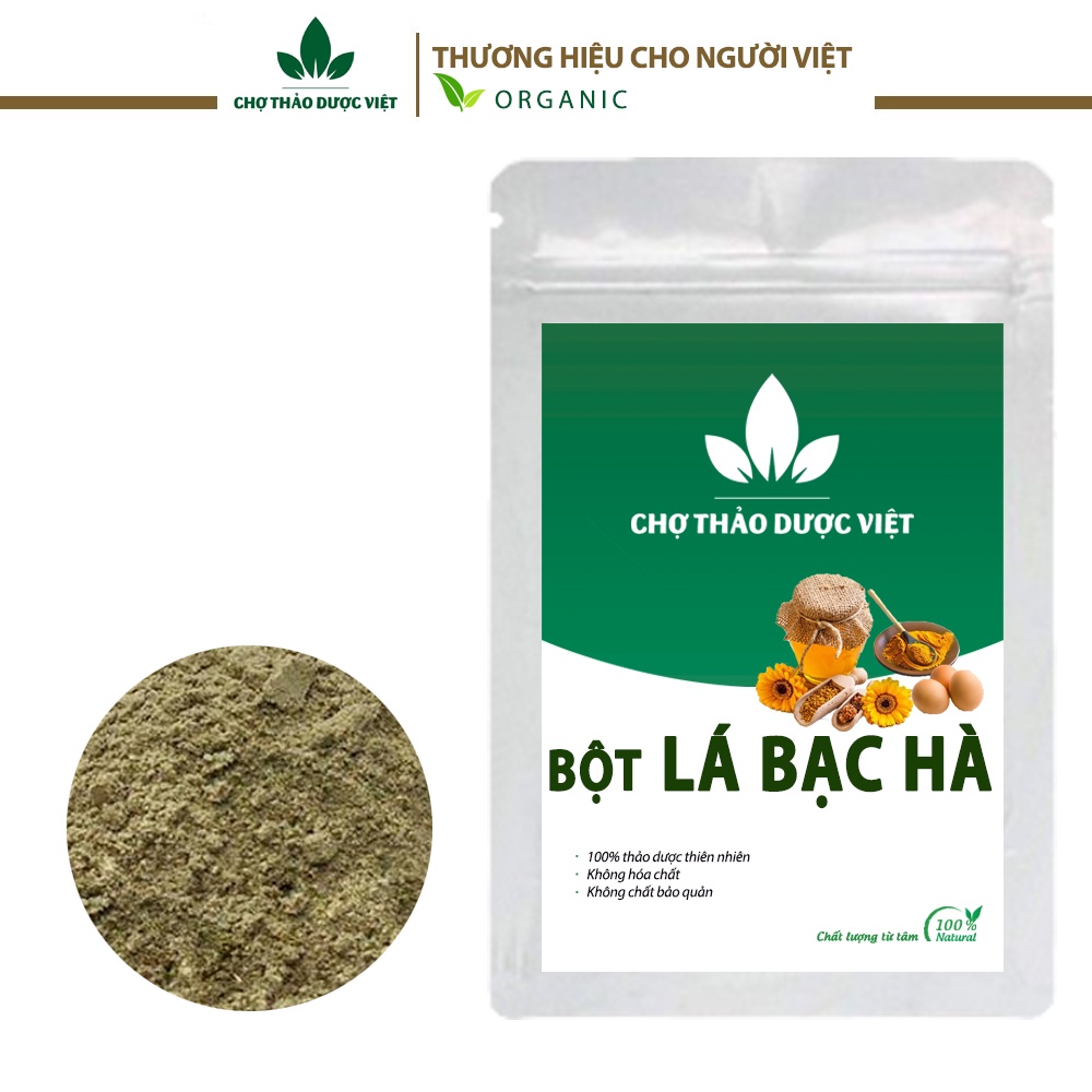 Bột bạc hà sấy lạnh 100g ( Bột lá bạc hà khô)- Chợ Thảo Dược Việt