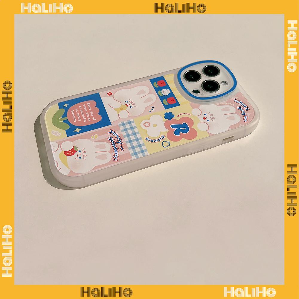 iPhone Case Silicone Soft Case Clear Case TPU Airbag Shockproof Full Coverage Protection Camera Cute Rabbit For iPhone 13 Pro Max iPhone 12 Pro Max iPhone 11 iPhone 7 Plus