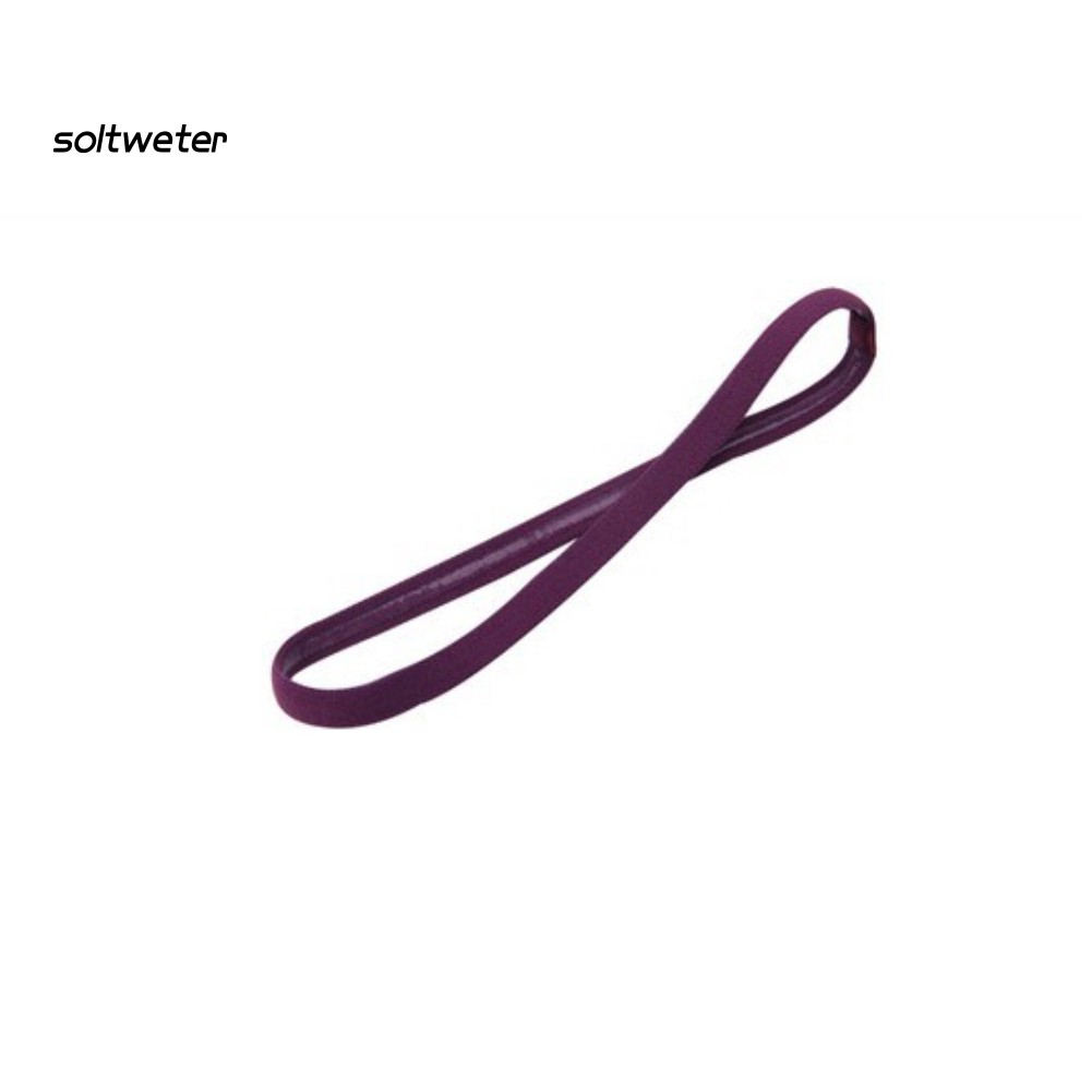 Băng Đô Thể Thao Chống Trượt Màu Trơn Cho Nữ Dùng Khi Chạy Bộ/Tập Yoga/Thể Hình