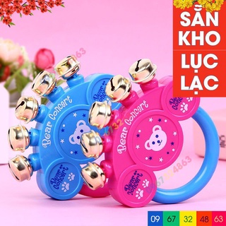 Xúc xắc gấu 5 chuông cho bé