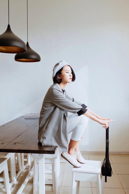 ÁO BLAZER XÁM CARO | BigBuy360 - bigbuy360.vn