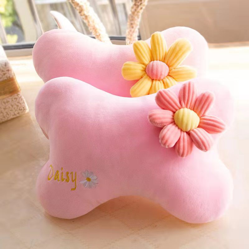Gối Tựa Đầu Gắn Xe Đẩy Em Bé Họa Tiết Hoạt Hình Dễ Thương