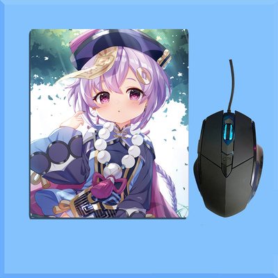 Miếng lót chuột in hình nhân vật QIQI GENSHIN IMPACT game chibi anime kê chuột di chuột mẫu tiện lợi