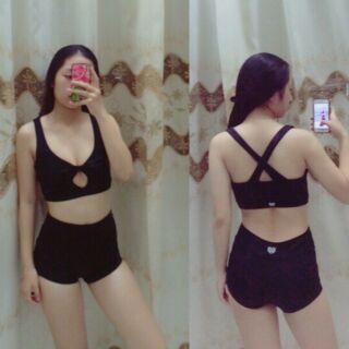 Bộ đồ tập aerobic,  gym( có kèm video)