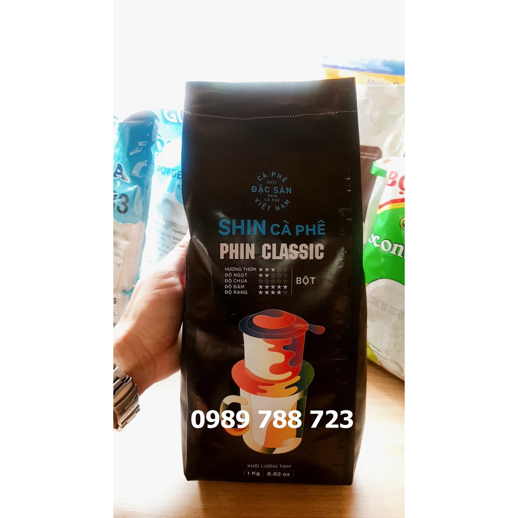 CÀ PHÊ PHA PHIN SHIN ESPRESSO CLASSIC GÓI 1KG