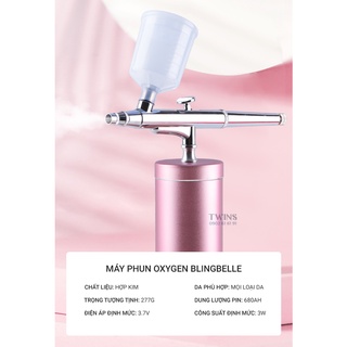 Máy Phun Oxygen Injector Blingbelle Cấp Oxy Cho Da, Trẻ Hóa, Tăng Cường Collagen, Phục Hồi Nhanh Chóng, Tăng Đàn Hồi