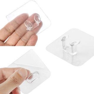 SET 10 Móc dán tường 2 chân trong suốt
