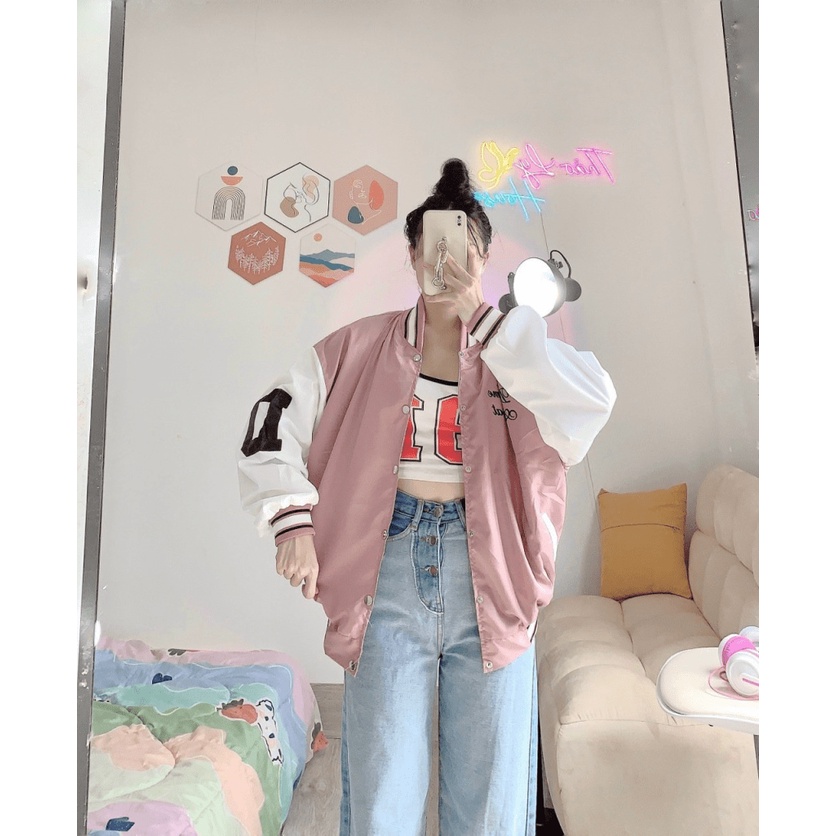 Áo Khoác Bomber UNISEX Form Rộng In Chữ Phong Cách Mẫu Mới Cực HOT  - ĐĂNG QUANG CLOTHER