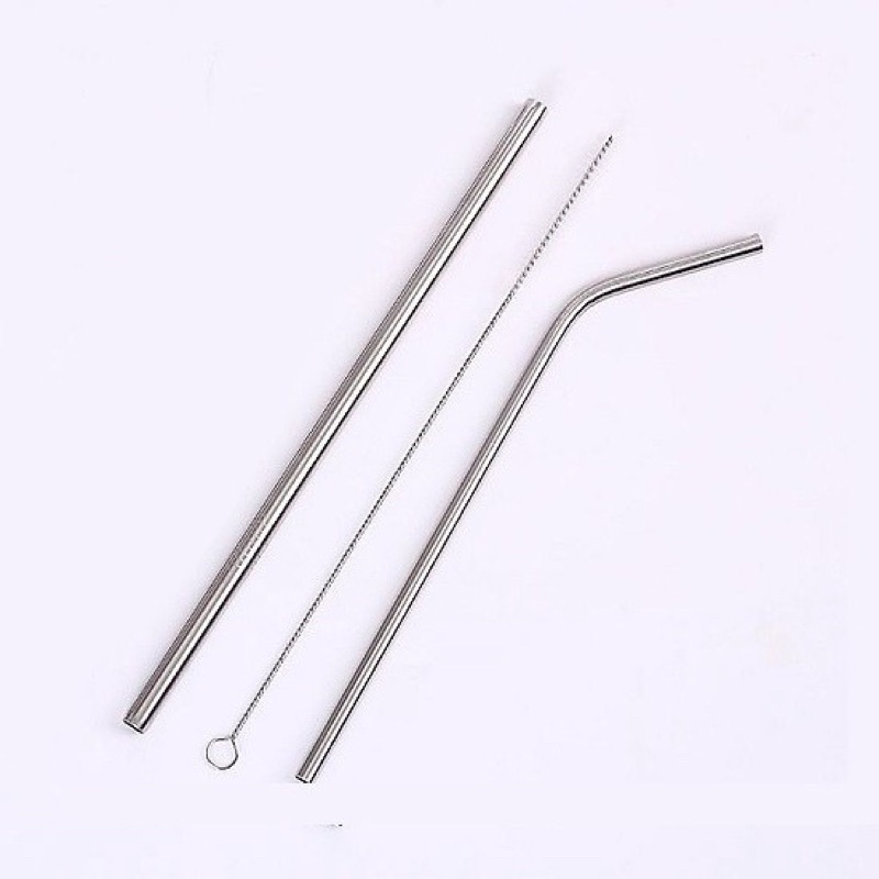 Bộ 2 ống hút kèm cọ rửa ( hoặc túi đựng)