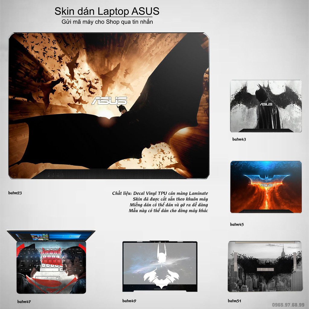 Skin dán Laptop Asus in hình Người dơin _nhiều mẫu 2 (inbox mã máy cho Shop)