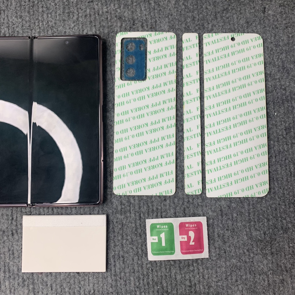 Dán màn hình samsung galaxy fold 1, fold 2, fold 3 PPF DTS USA chống trầy phục hồi vết xước, bảo vệ máy cực tốt