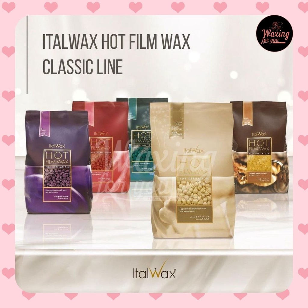Sáp Wax Lông Italwax - Đun Sáp Wax Tẩy Lông Không Đau - ❤️Freeship❤️Siêu Bám Lông, Không Nóng Rát, Từ Ý Waxingforu