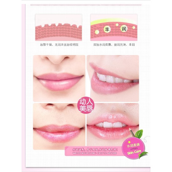 Mask môi Bioaqua dưỡng ẩm, ngăn ngừa giảm môi thâm | Thế Giới Skin Care