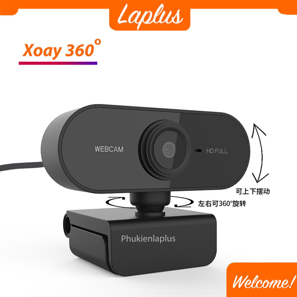 WEBCAM/CAMERA BOCHENG 1080P SẮC NÉT - TÍCH HỢP MICRO, XOAY NGANG 360 ĐỘ, XOAY DỌC LINH HOẠT, LẤY NÉT TỰ ĐỘNG