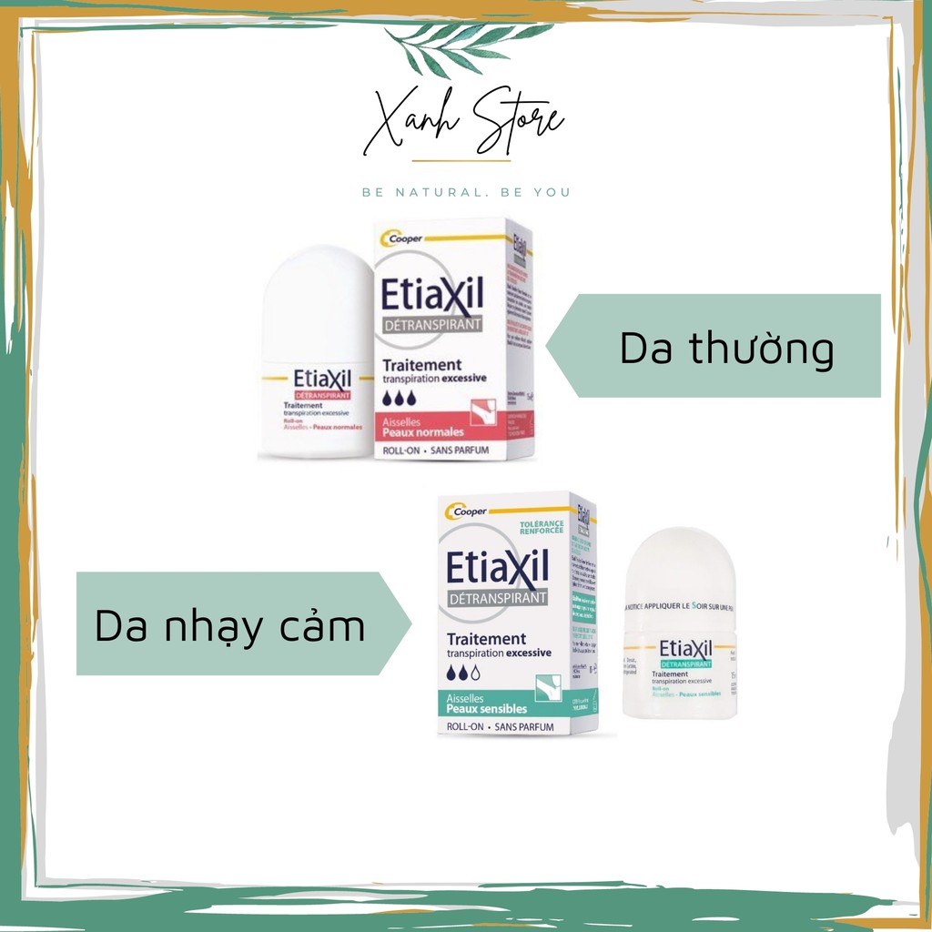 Lăn Khử Mùi Etiaxil Ngăn Ngừa Hôi Nách, giảm tiết mồ hôi 15ml TTShop