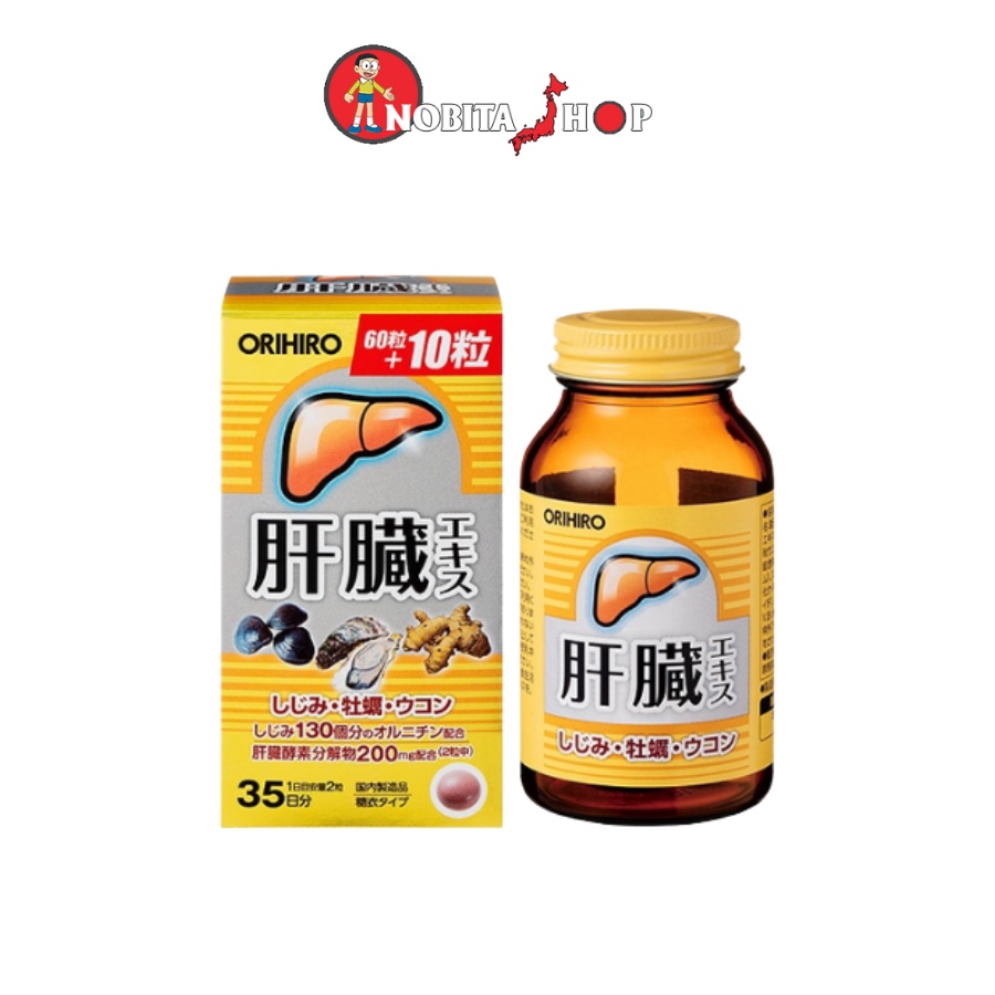 Viên uống bổ gan Shijimi Orihiro 70 viên