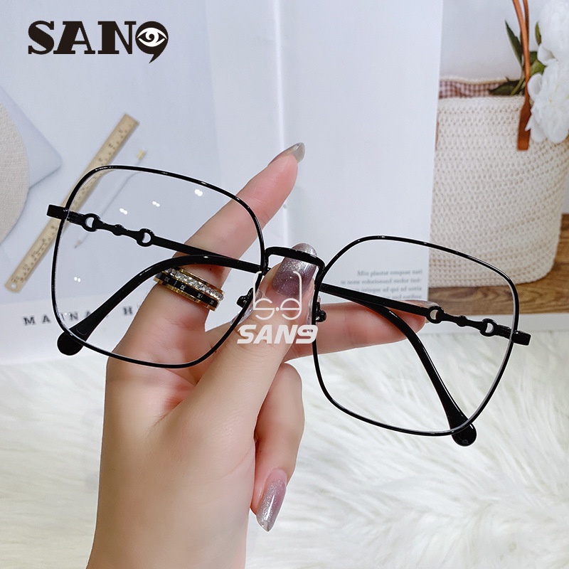 Kính cận gọng vuông kim loại phong cách Hàn Quốc thời trang cho nam và nữ COSA9