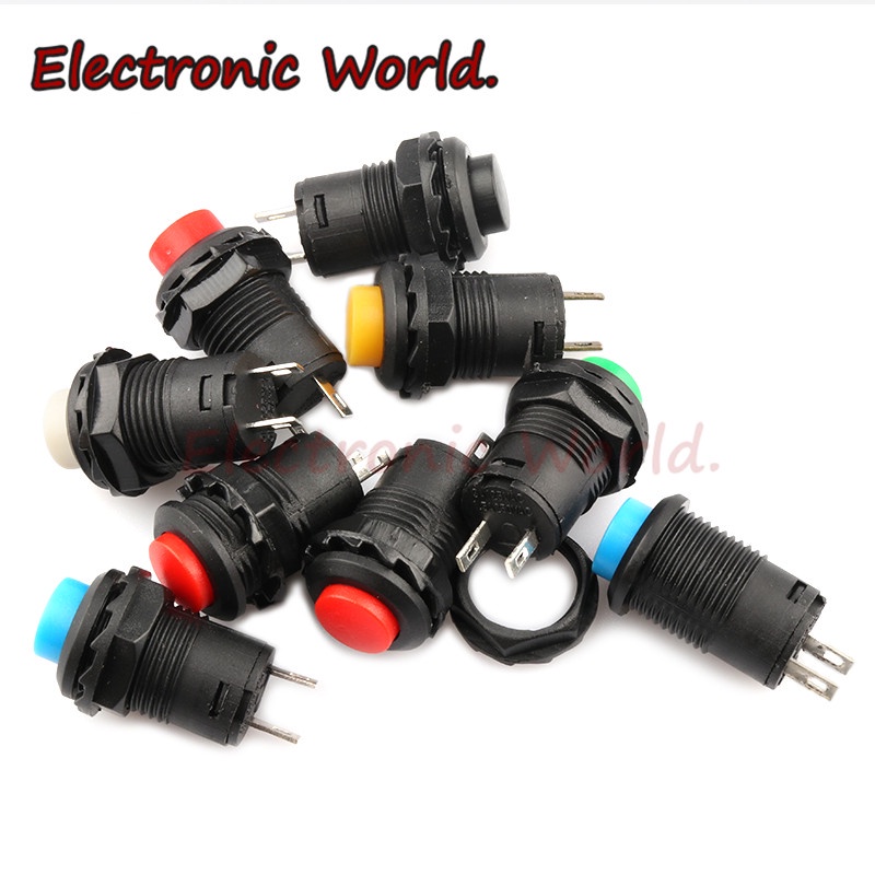 Set 5 Công Tắc Tròn Tự Khoá DS-428/427 12MM