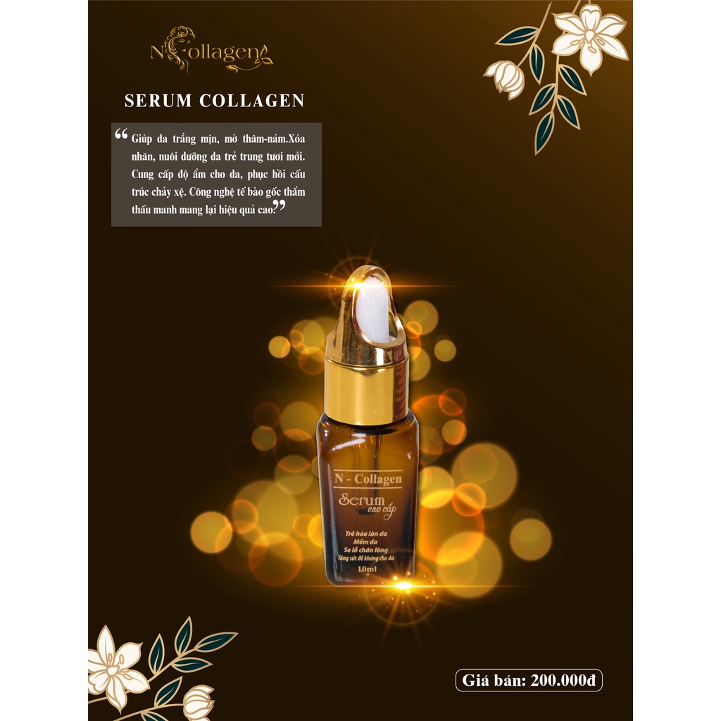 Ủ Trắng Face Siêu Cấp + Serum Cao Cấp Ncollagen - Dưỡng trắng da, giảm mụn nám, tàn nhang